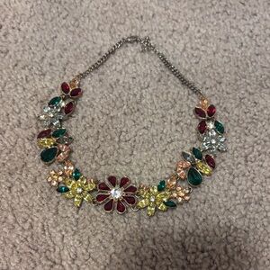 Source Unknown Multicolor Floral Necklace